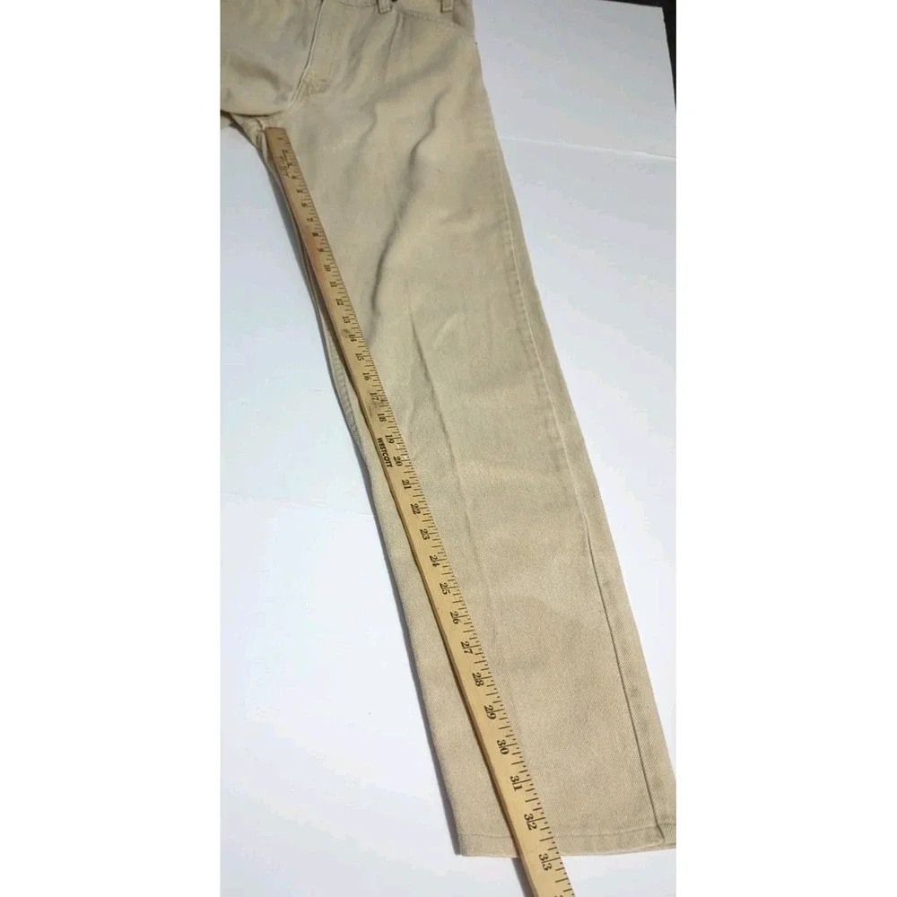 Vtg Levi's 550 Jeans Mens 32x36 Tan Khaki Relaxed Tapered Leg USA 90s USA